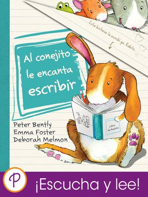 cover image of Al conejito le encanta escribir
